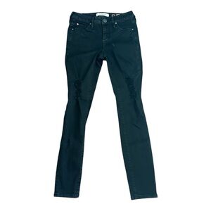 Slink curvy skinny distressed jeans